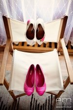 Kolorowe buty do ślubu