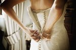 suknia ślubna i srebro